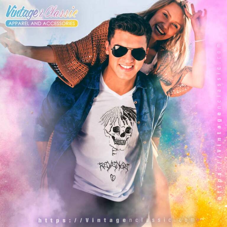 Xxxtentacion Skull Revenge V Neck TShirt Xxxtentacion Skull Revenge V Neck TShirt
