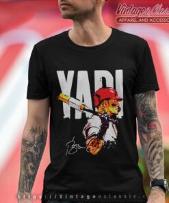 Yadier Molina St Louis Cardinals Signature T Shirt