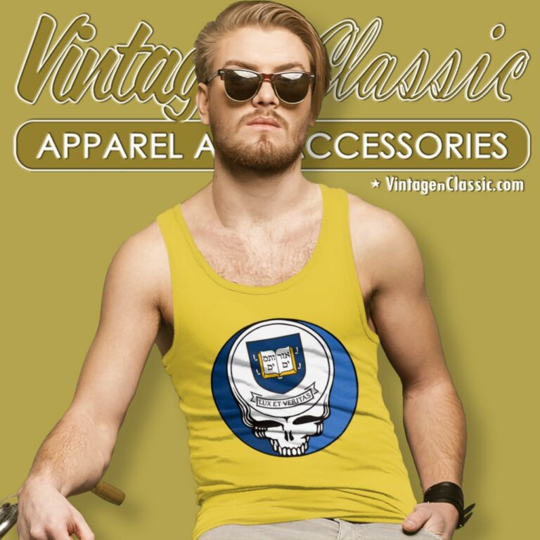 Yale University Grateful Dead Steal Your Face Tank Top Racerback Yale University Grateful Dead Steal Your Face Tank Top Racerback