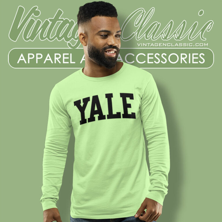 Yale University School Logo Long Sleeve Tee Yale University School Logo Long Sleeve Tee