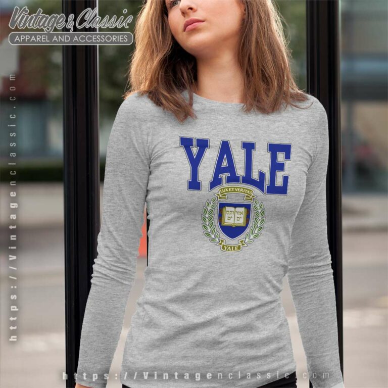 Yale University Shirt Ivy League American School Long Sleeve Tee Yale University Shirt Ivy League American School Long Sleeve Tee
