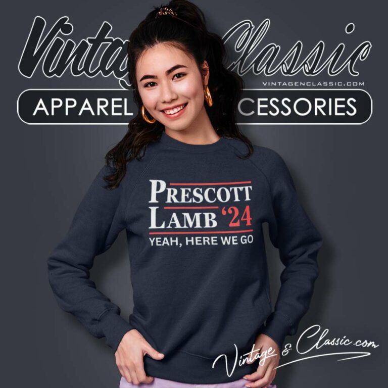 Yeah Here We Go Prescott Lamb 24 Sweatshirt Yeah Here We Go Prescott Lamb 24 Sweatshirt