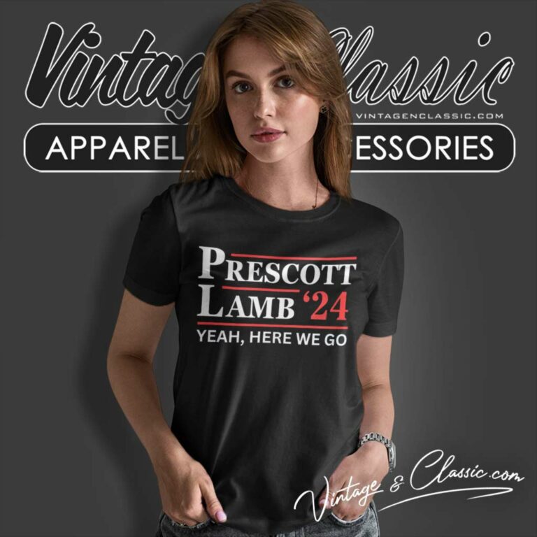 Yeah Here We Go Prescott Lamb 24 Women TShirt Yeah Here We Go Prescott Lamb 24 Women TShirt