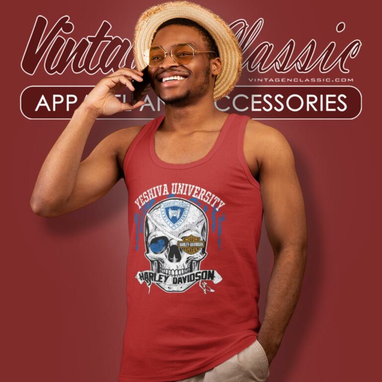 Yeshiva University Harley Davidson Skull Tank Top Racerback Yeshiva University Harley Davidson Skull Tank Top Racerback