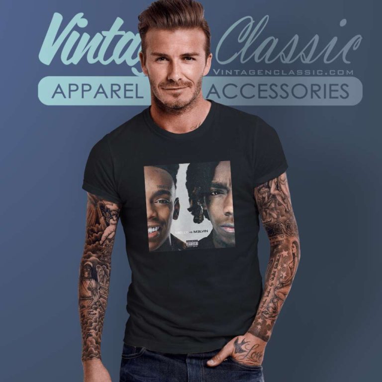 Ynw Melly Shirt Melly Vs Melvin Album Cover T Shirt Ynw Melly Shirt Melly Vs Melvin Album Cover T Shirt