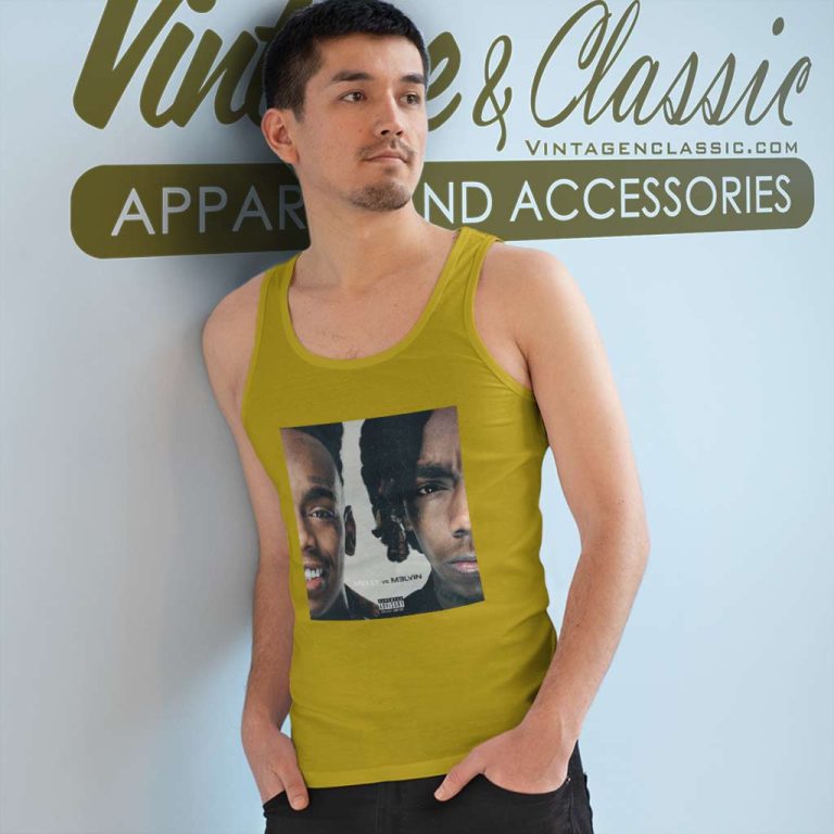 Ynw Melly Shirt Melly Vs Melvin Album Cover Tank Top Racerback Ynw Melly Shirt Melly Vs Melvin Album Cover Tank Top Racerback