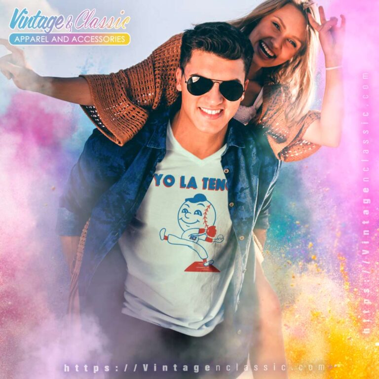 Yo La Tengo New York Mets V Neck TShirt Yo La Tengo New York Mets V Neck TShirt