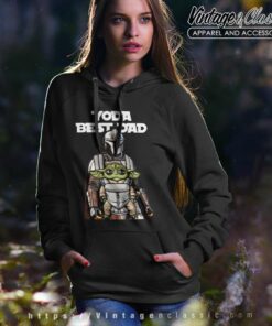 Yoda Best Dad Star Wars The Mandalorian Fathers Day Hoodie