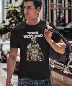 Yoda Best Dad Star Wars The Mandalorian Fathers Day T Shirt