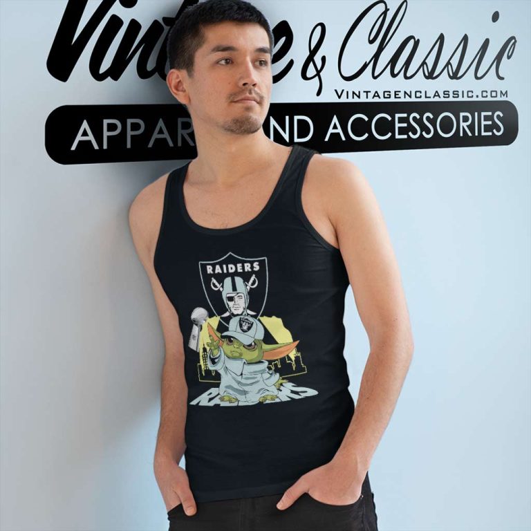 Yoda Fan Las Vegas Raiders Tank Top Racerback Yoda Fan Las Vegas Raiders Tank Top Racerback