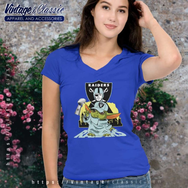 Yoda Fan Las Vegas Raiders V Neck TShirt Yoda Fan Las Vegas Raiders V Neck TShirt