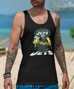 Yoda Fan New York Jets Tank Top Racerback