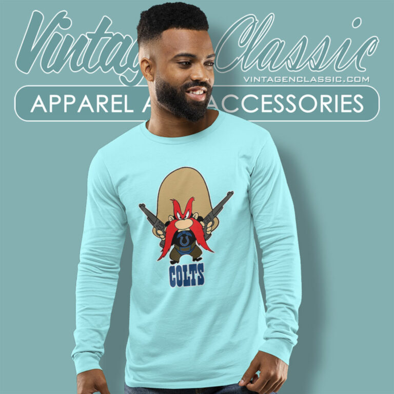 Yosemite Sam Indianapolis Colts Long Sleeve Tee Yosemite Sam Indianapolis Colts Long Sleeve Tee
