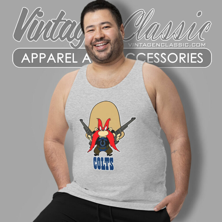 Yosemite Sam Indianapolis Colts Tank Top Racerback Yosemite Sam Indianapolis Colts Tank Top Racerback