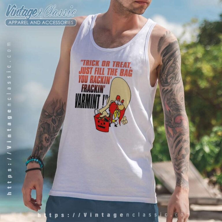 Yosemite Sam Looney Tunes Halloween Tank Top Racerback Yosemite Sam Looney Tunes Halloween Tank Top Racerback