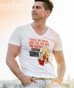 Yosemite Sam Looney Tunes Halloween V Neck TShirt