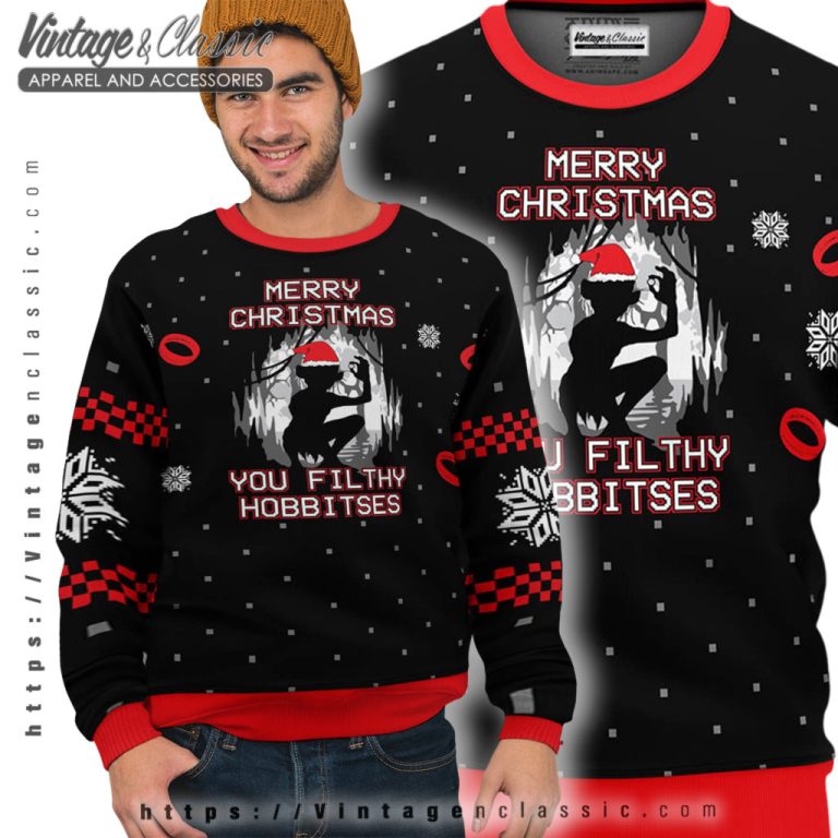 You Filthy Hobbitses Ugly Christmas Sweater Ugly Sweater You Filthy Hobbitses Ugly Christmas Sweater Ugly Sweater