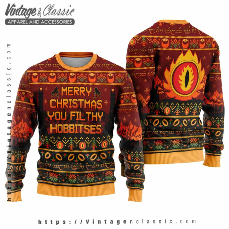 You Filthy Hobbitses Ugly Sweater Ugly Christmas Sweater You Filthy Hobbitses Ugly Sweater Ugly Christmas Sweater