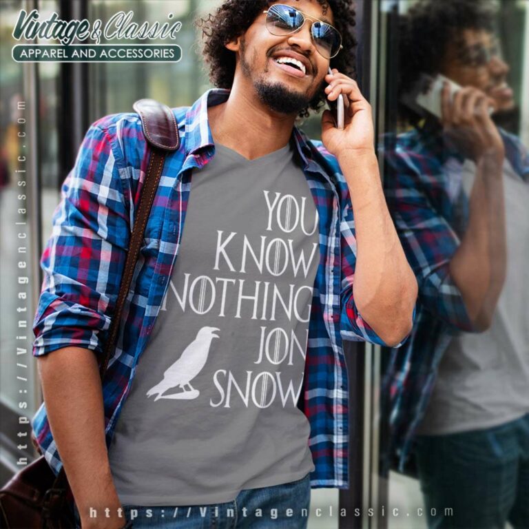 You Know Nothing Jon Snow Shirt V Neck TShirt You Know Nothing Jon Snow Shirt V Neck TShirt