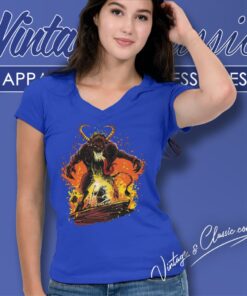 You Shall Not Pass Krampus V Neck TShirt