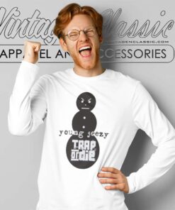 Young Jeezy Snowman Trap Or Die Long Sleeve Tee