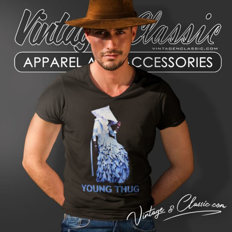 Young Thug Album Jeffery Cover V Neck TShirt Young Thug Album Jeffery Cover V Neck TShirt