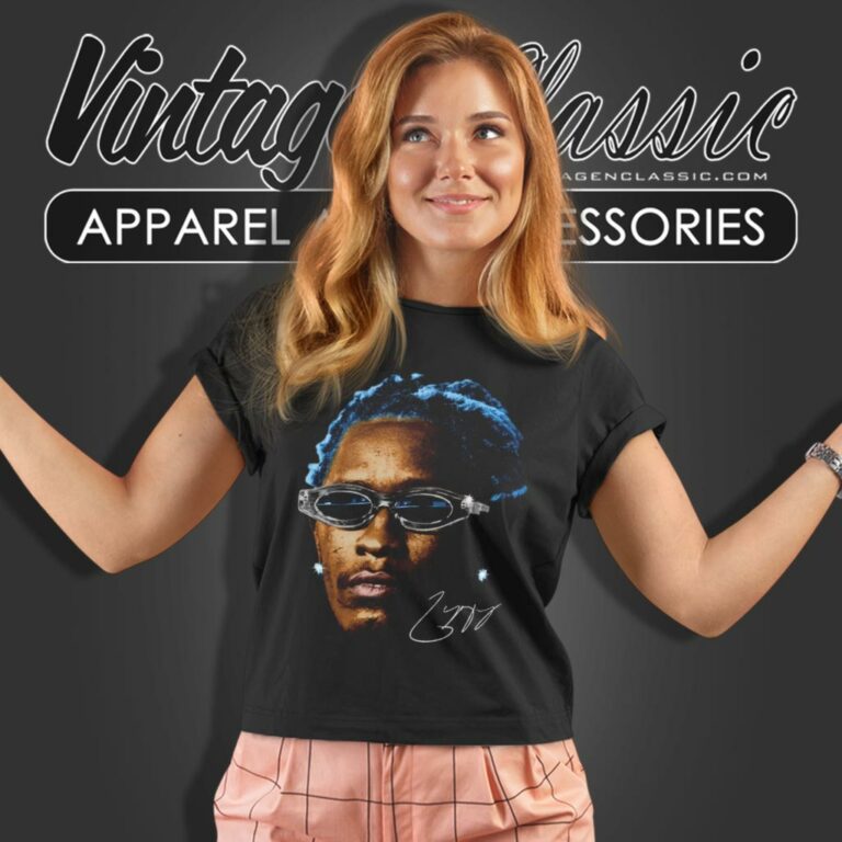 Young Thug Blue Hair Graphic Shirt Women T Shirt Young Thug Blue Hair Graphic Shirt Women T Shirt