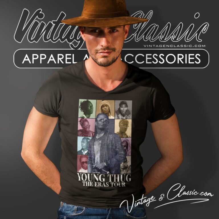 Young Thug Eras Tour V Neck TShirt Young Thug Eras Tour V Neck TShirt