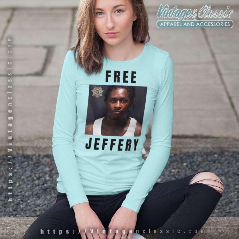 Young Thug Free Jeffery Long Sleeve Tee Young Thug Free Jeffery Long Sleeve Tee