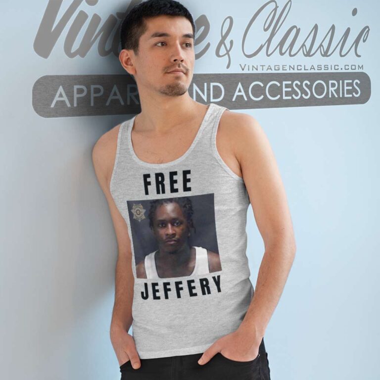 Young Thug Free Jeffery Tank Top Racerback Young Thug Free Jeffery Tank Top Racerback