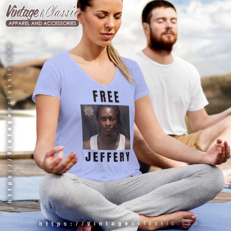 Young Thug Free Jeffery V Neck TShirt Young Thug Free Jeffery V Neck TShirt