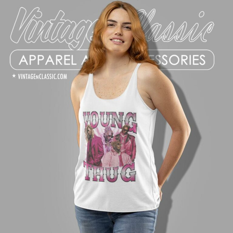 Young Thug Graphic Tank Top Racerback Young Thug Graphic Tank Top Racerback