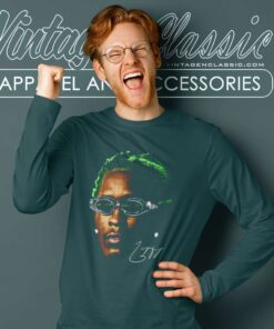 Young Thug Green Rare Hip Hop Graphic Long Sleeve Tee