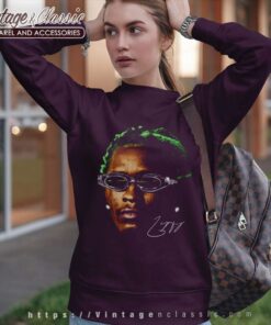 Young Thug Green Rare Hip Hop Graphic Sweatshirt