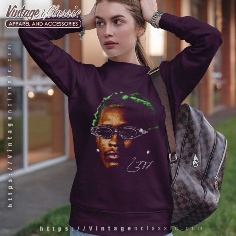 Young Thug Green Rare Hip Hop Graphic Sweatshirt Young Thug Green Rare Hip Hop Graphic Sweatshirt