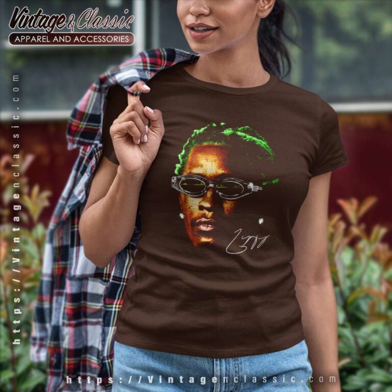 Young Thug Green Rare Hip Hop Graphic Women TShirt Young Thug Green Rare Hip Hop Graphic Women TShirt