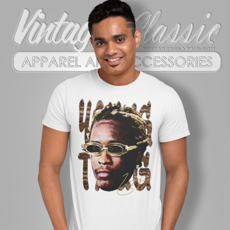 Young Thug Matching Jordan 4 Cacao T Shirt Young Thug Matching Jordan 4 Cacao T Shirt