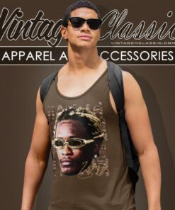 Young Thug Matching Jordan 4 Cacao Shirt 4 Young Thug Matching Jordan 4 Cacao Tank Top Racerback