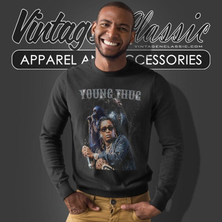 Young Thug Mic Graphic Sweatshirt Young Thug Mic Graphic Sweatshirt