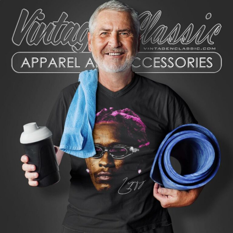 Young Thug Shirt Pink Hair V Neck TShirt Young Thug Shirt Pink Hair V Neck TShirt