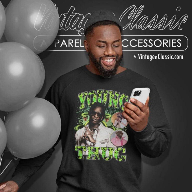 Young Thug Slime Graphic Sweatshirt Young Thug Slime Graphic Sweatshirt