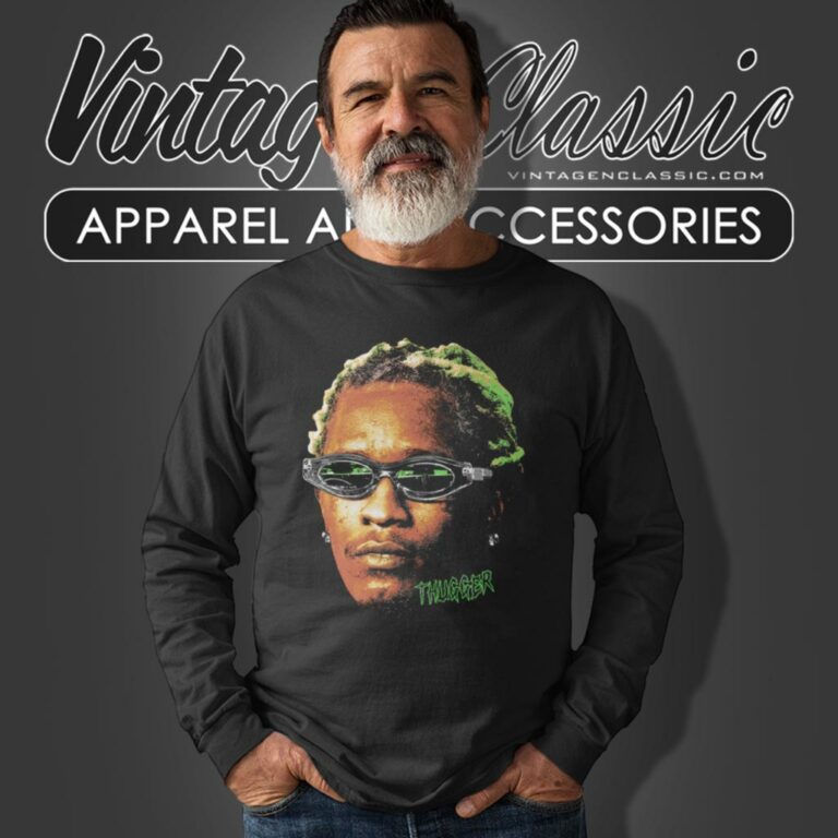 Young Thug Thugger Slatt Long Sleeve Tee Young Thug Thugger Slatt Long Sleeve Tee