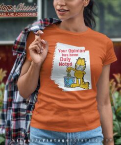 Your Opinion Garfield Women TShirt