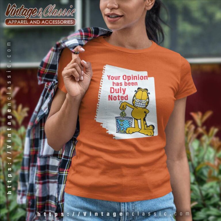 Your Opinion Garfield Women TShirt Your Opinion Garfield Women TShirt