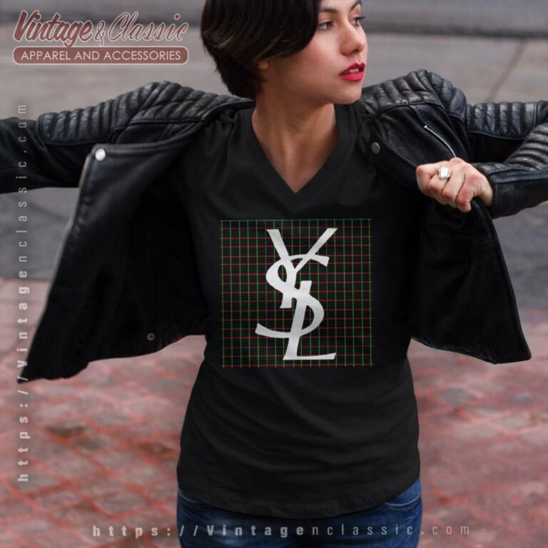 Ysl Yves Saint Laurent V Neck TShirt 1 Ysl Yves Saint Laurent V Neck TShirt 1