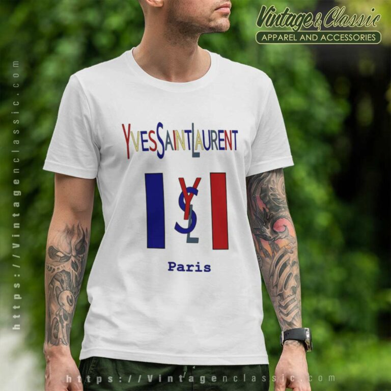 Yves Saint Laurent Biglogo Spellout T Shirt 1 Yves Saint Laurent Biglogo Spellout T Shirt 1