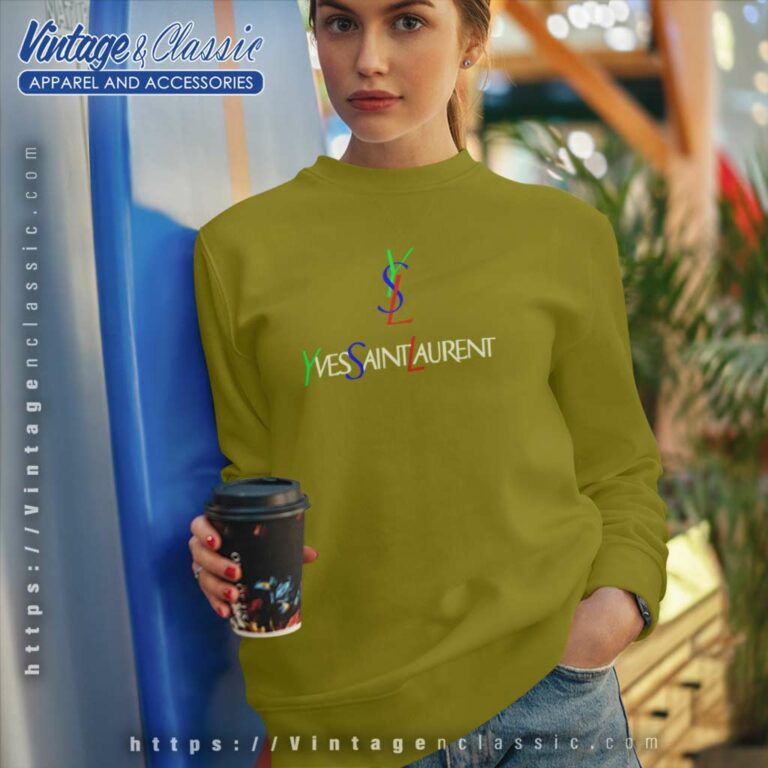 Yves Saint Laurent Biglogo Sweatshirt 1 Yves Saint Laurent Biglogo Sweatshirt 1