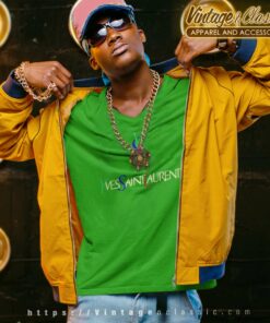 Yves Saint Laurent Biglogo Shirt 5 Yves Saint Laurent Biglogo V Neck TShirt 1