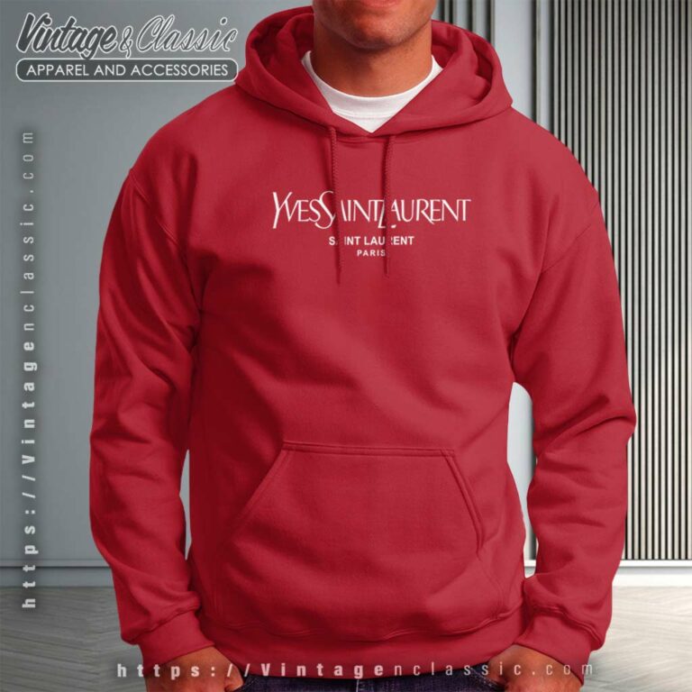 Yves Saint Laurent Logo Paris Hoodie 1 Yves Saint Laurent Logo Paris Hoodie 1
