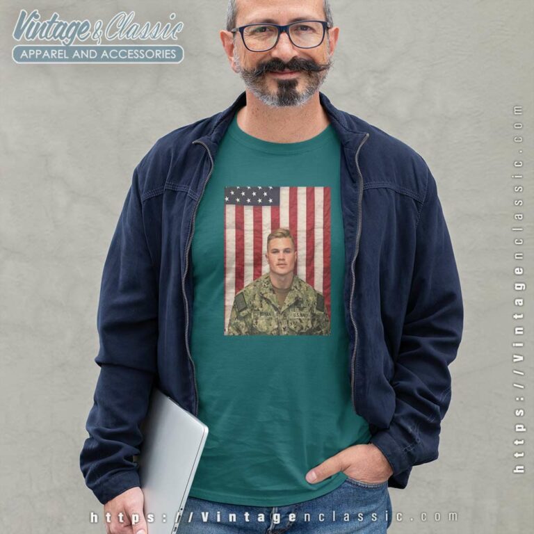 Zach Bryan Flag Military Long Sleeve Tee Zach Bryan Flag Military Long Sleeve Tee